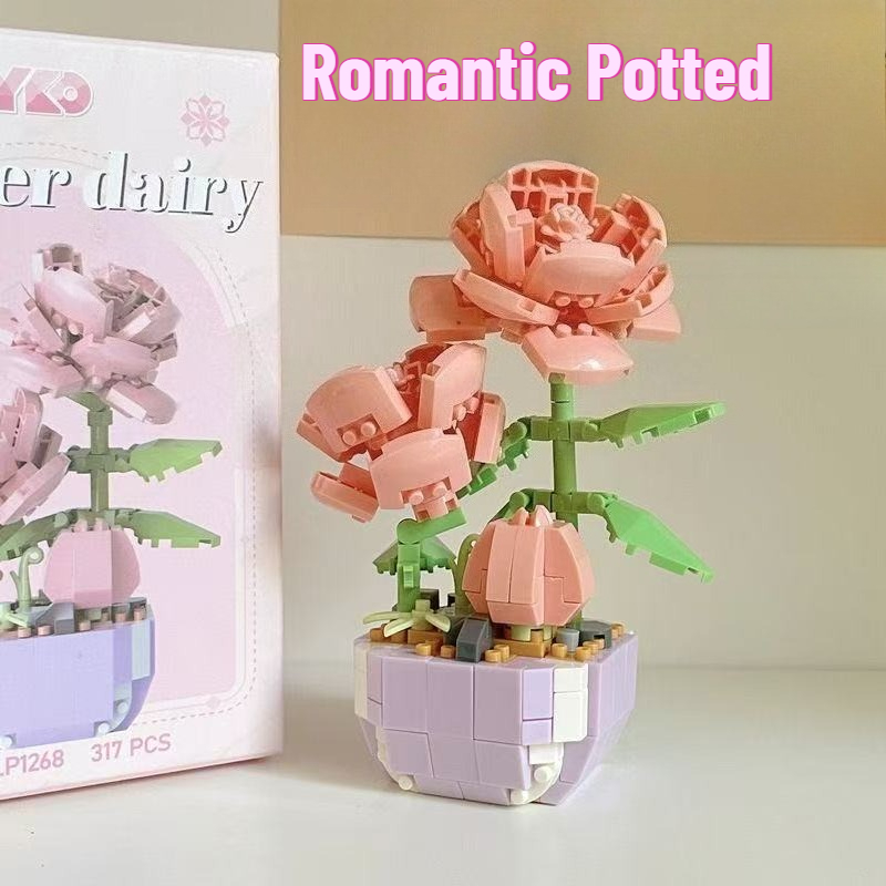 Bonsai Garden Lego - Mini vasos de flores conjuntos de