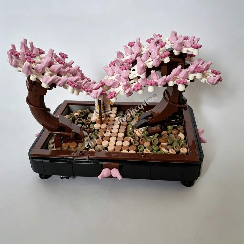 Bonsai Garden Lego - 673 Peças Blocos de Montar MOC