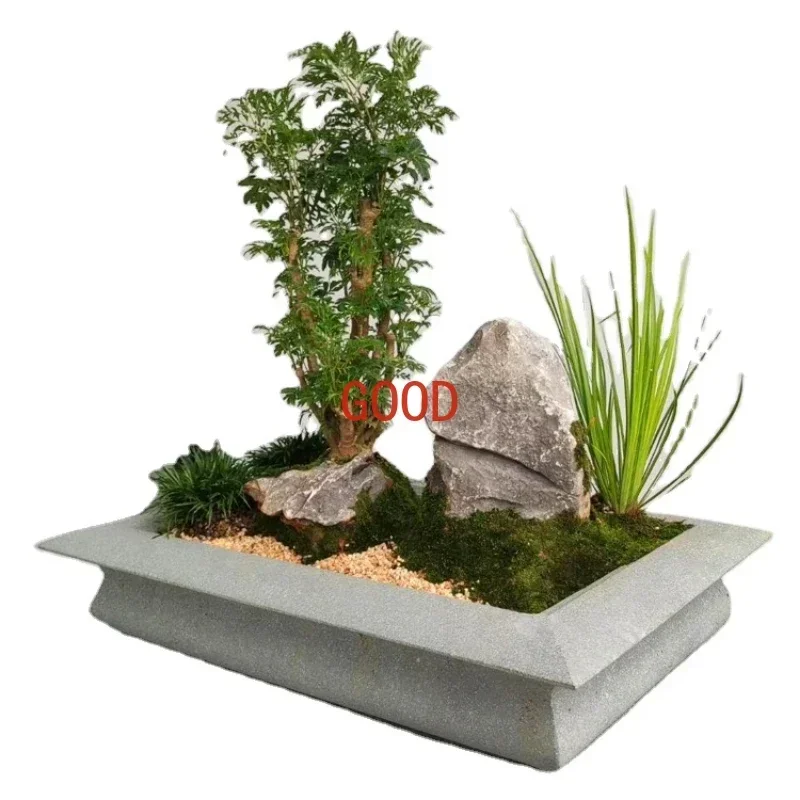 Bonsai Garden Art - Mesa de Chá Chinesa de Pedra