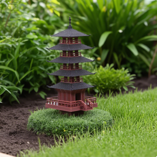 Bonsai Garden Ideas - Jardim aquário bonsai decoração mini pagode