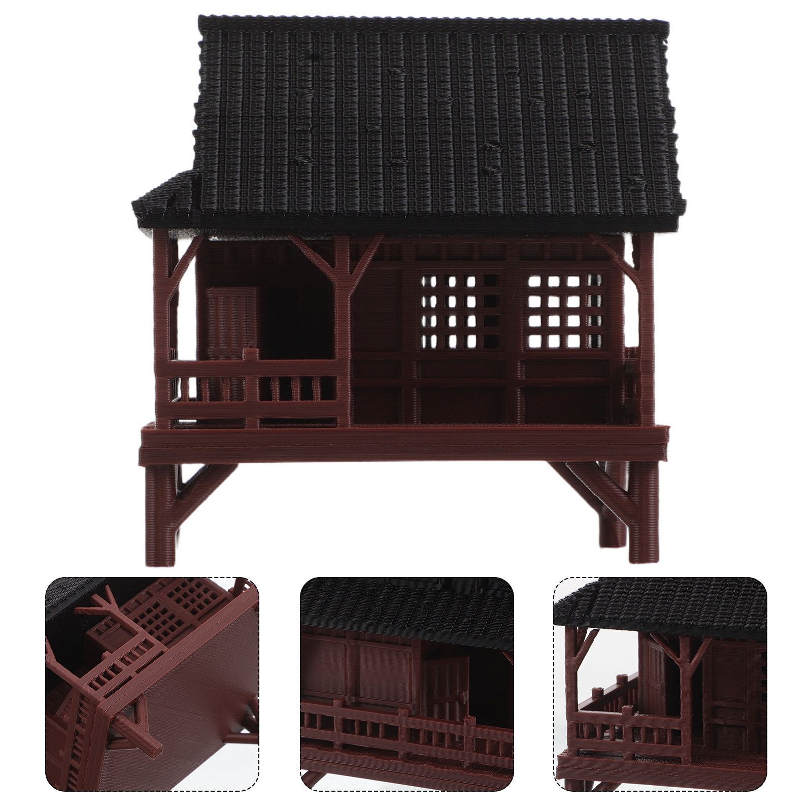 Bonsai Garden Landscape Design - Pavilhão de Micro Paisagem, Estátua, Decoração