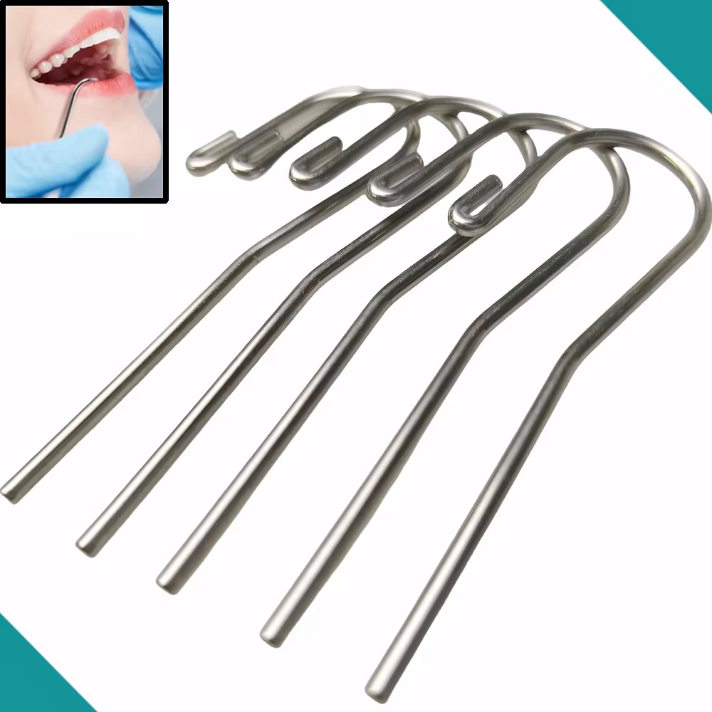 Root Hook Tool - 5 Peças/Pacote Gancho Labial Odontológico de
