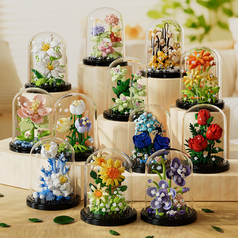 Bonsai Garden Lego - Blocos de Montar de Buquê de