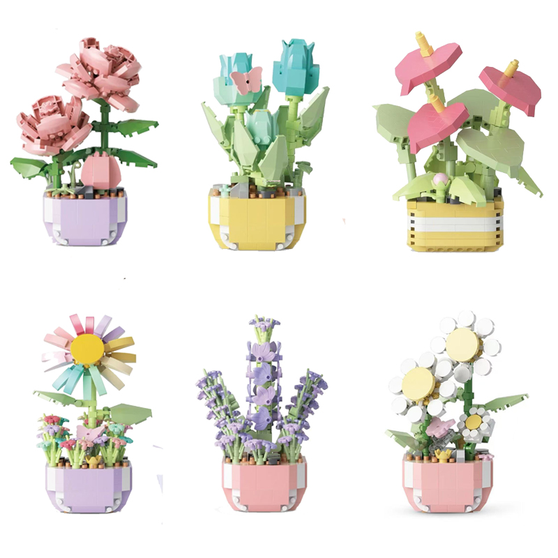 Mini vasos de flores conjuntos - Bonsai Garden Lego avaliação e preço
