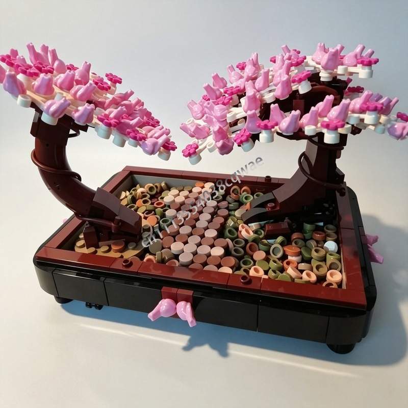 673 Peças Blocos de Montar MOC - Bonsai Garden Lego avaliação e preço