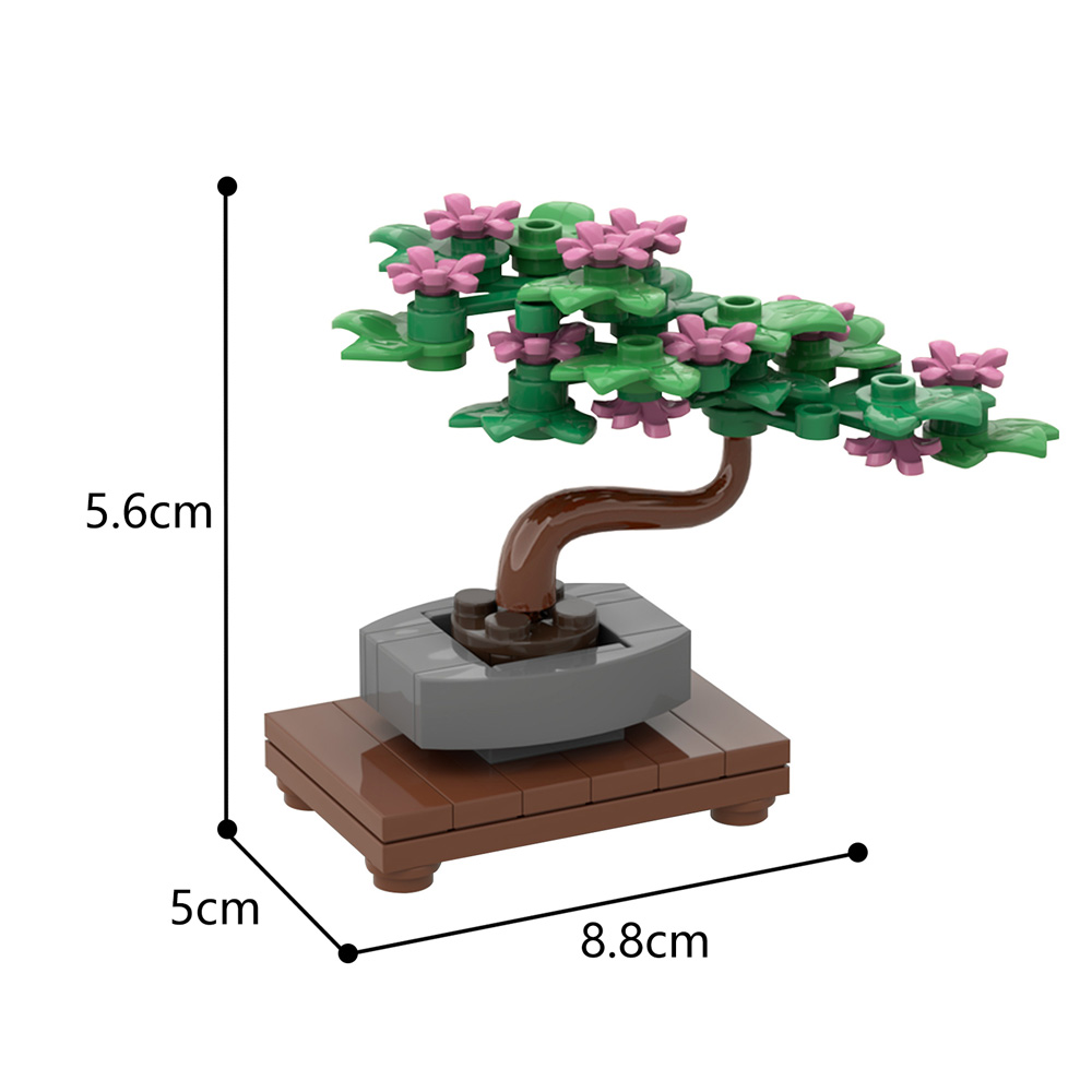 Novo bonsai árvore verde arbus - Bonsai Garden Lego avaliação e preço
