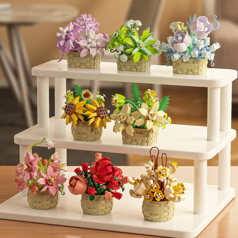 DIY MOC Plantas em Vaso: Rosas - Bonsai Garden Lego avaliação e preço