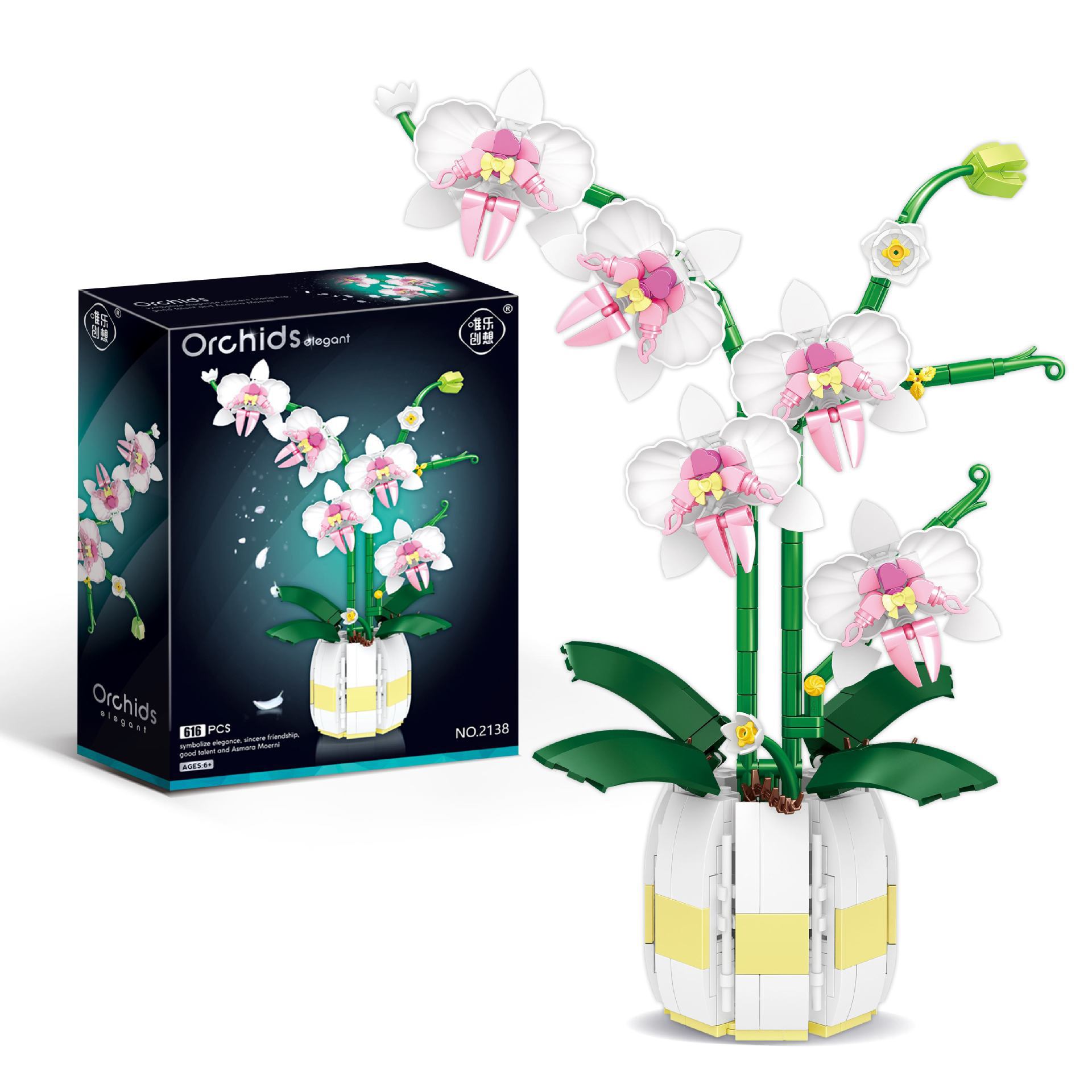 Buquê de Flores de Orquídea Di - Bonsai Garden Lego avaliação e preço