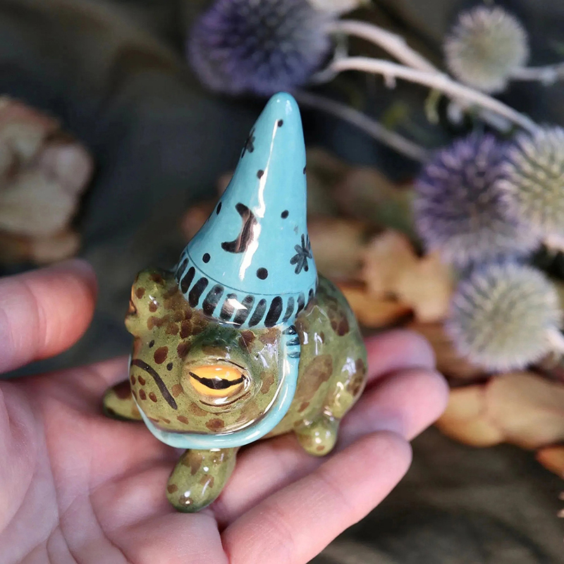 Chapéu de bruxa pequena sapo e - Bonsai Garden Art avaliação e preço