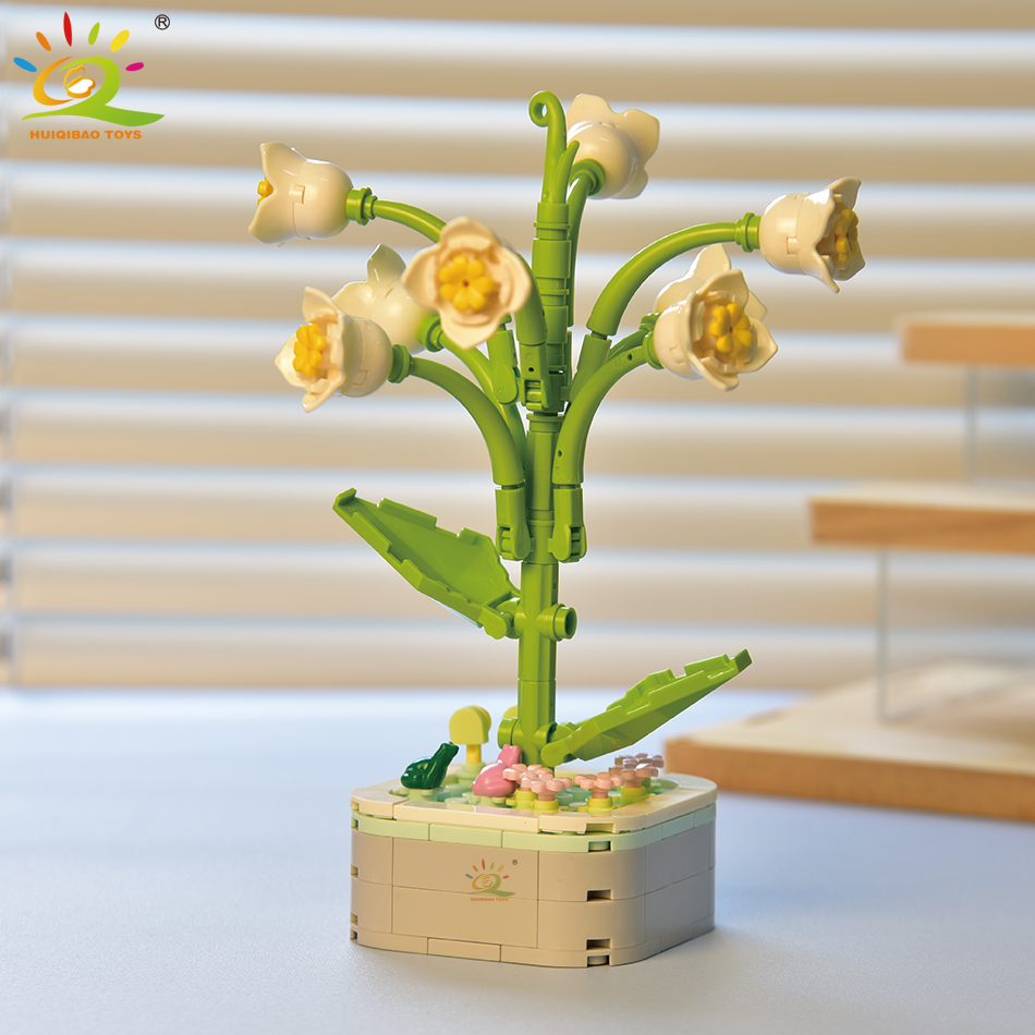 HUIQIBAO Suculentas Blocos de  - Bonsai Garden Lego avaliação e preço