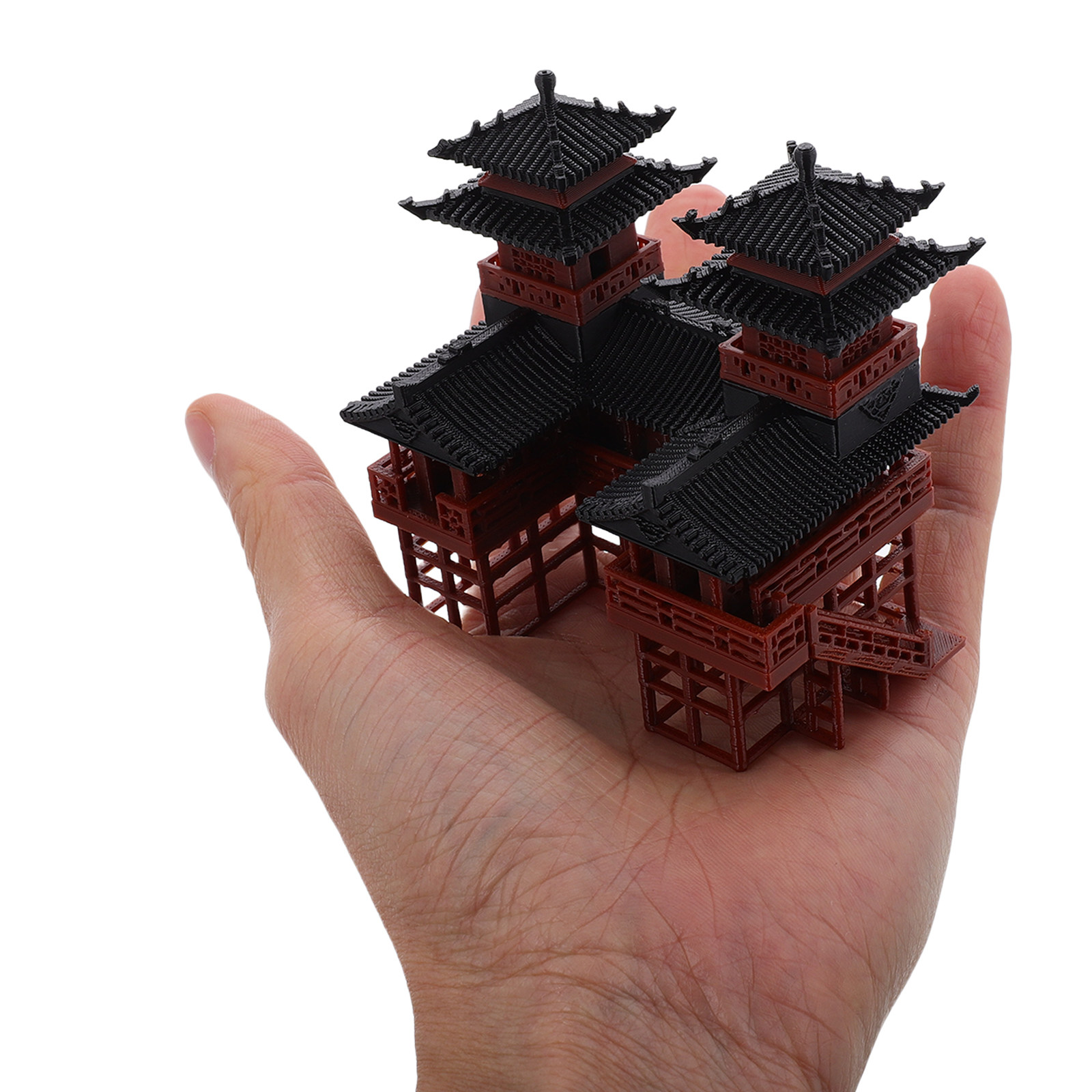 Mini Pagode Duplo Ornamental p - Bonsai Garden Landscape Design avaliação e preço